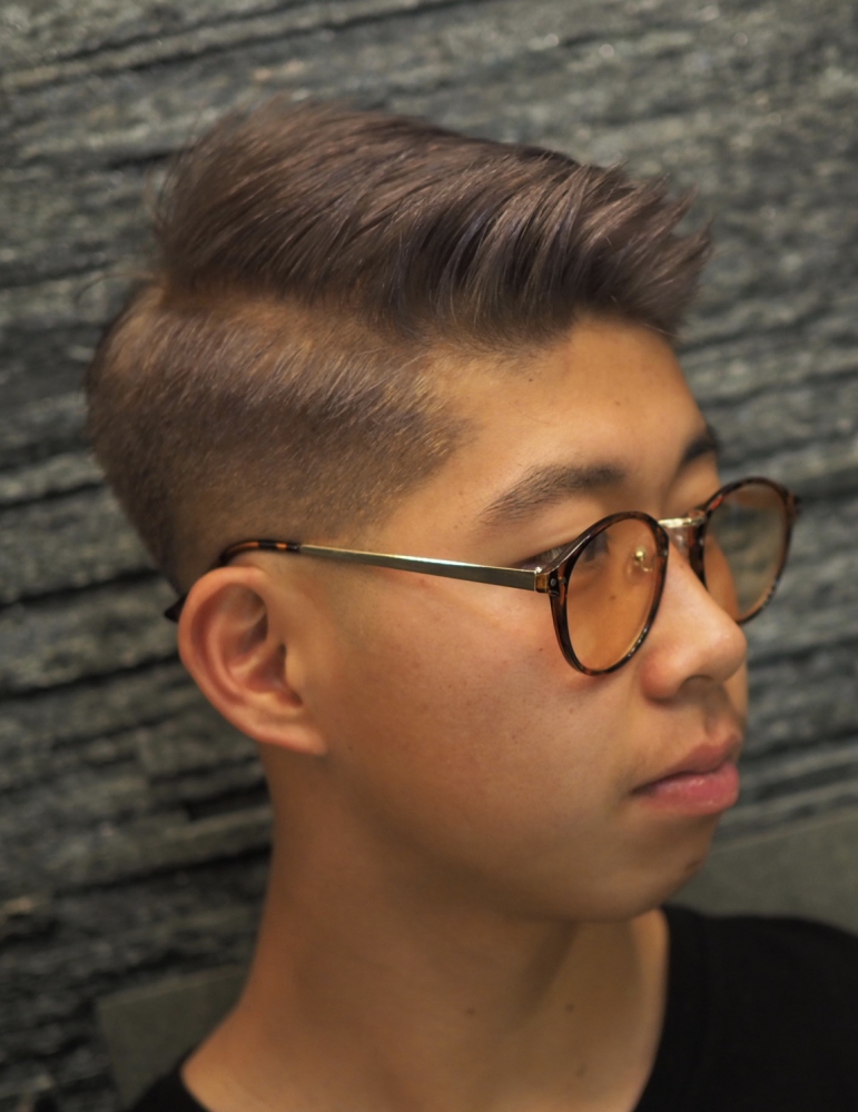 82サイドバックハイフェード|ヘアカタログ||高級理容室 床屋 ヒロ