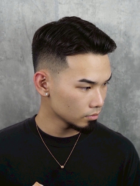 冬でもキマる大人のフェードカット