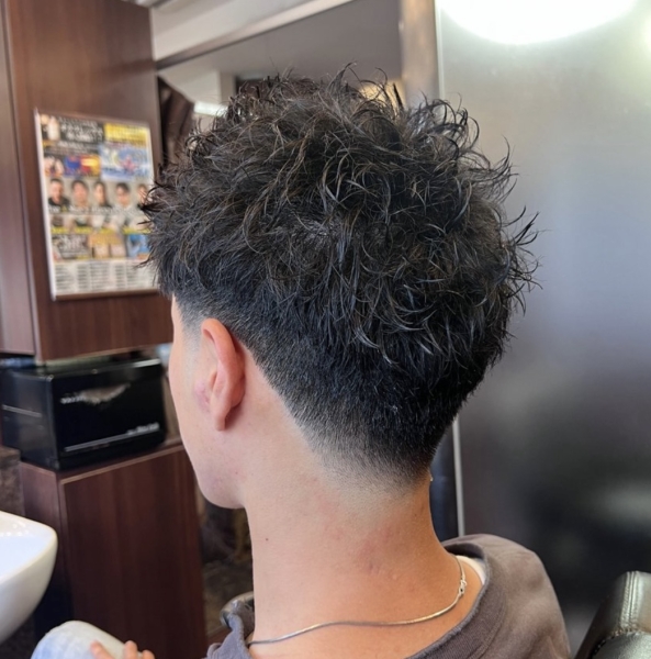 2月はフェードパーマがちょうどいい