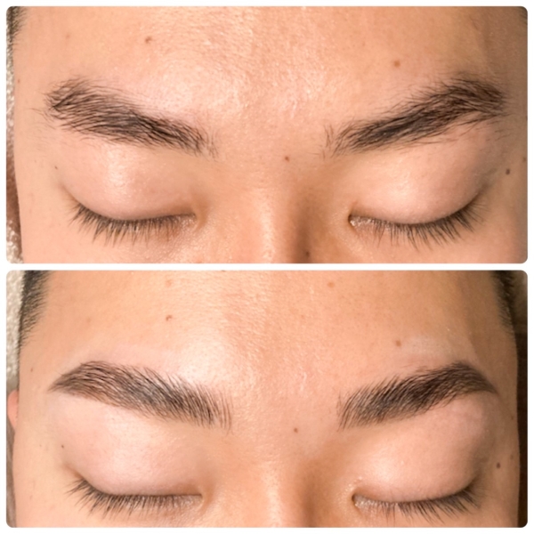 男の眉を整える最上級ハリウッドブロウリフト