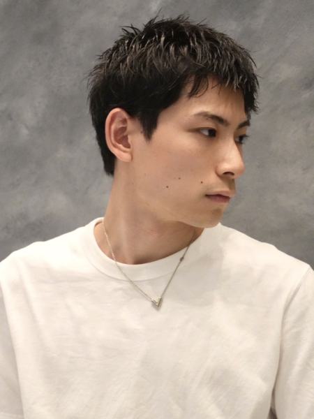 メンズカットで朝のセットを時短