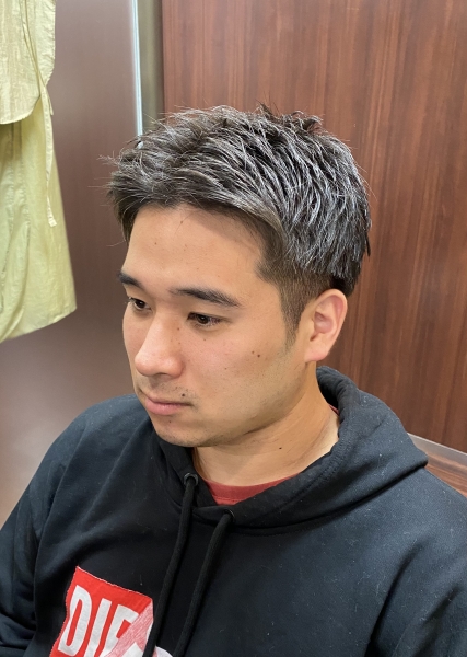 ツーブロ刈り上げ