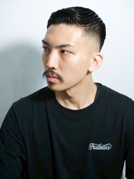 フェード×クルーカットで威厳ある大人スタイル