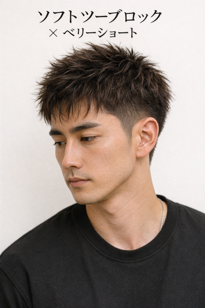 清潔感×扱いやすさで人気！「ソフトツーブロック