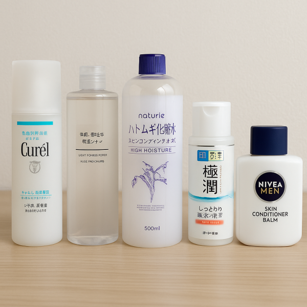 【市販化粧水ランキングTOP5】メンズ向けスキンケア！