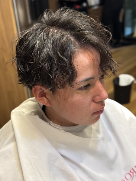 スパイラルパーマ