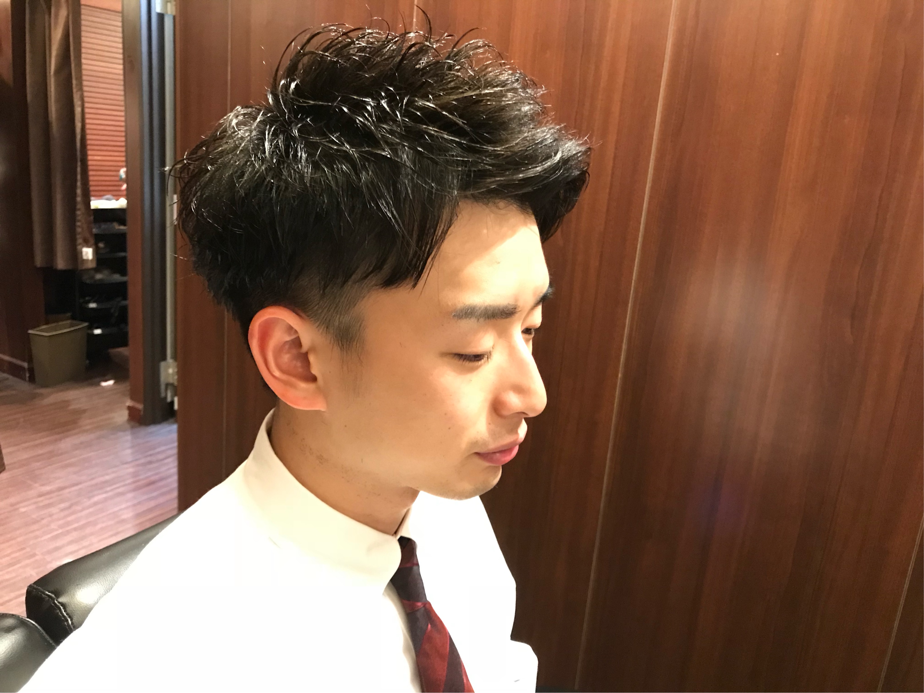 アップバングショート ブログ Hiro Ginza 田町店 高級理容室 床屋 ヒロ銀座ヘアーサロン