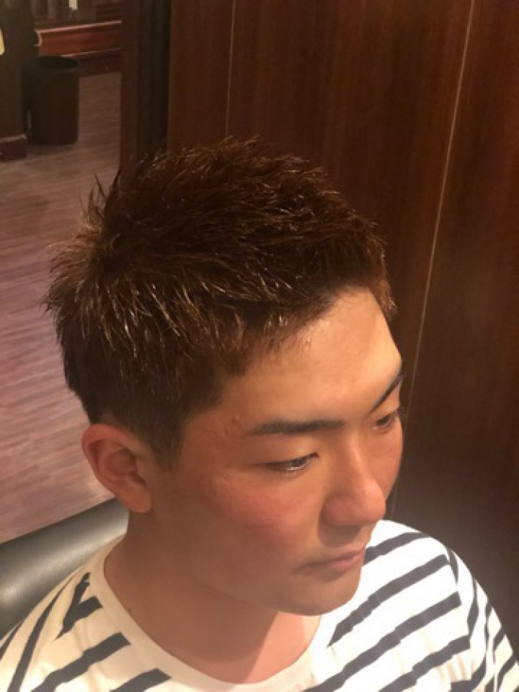 爽やかベリーショート ヘアカタログ 高級理容室 床屋 ヒロ銀座ヘアーサロン