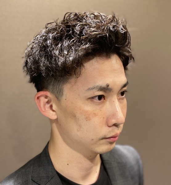     ソフトツイストパーマ × ショート