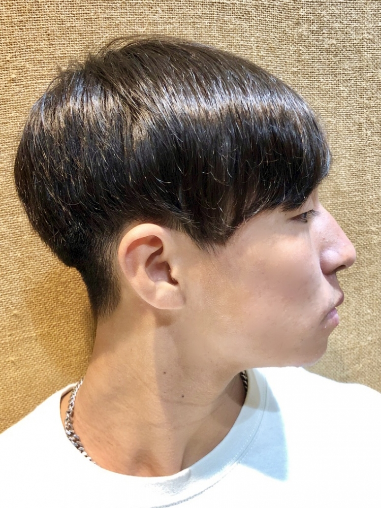 ショートマッシュ 刈り上げ 韓国 ツーブロック ヘアカタログ 高級理容室 床屋 ヒロ銀座ヘアーサロン