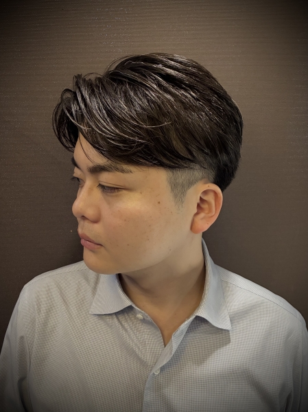 センターパート　ビジネスショート