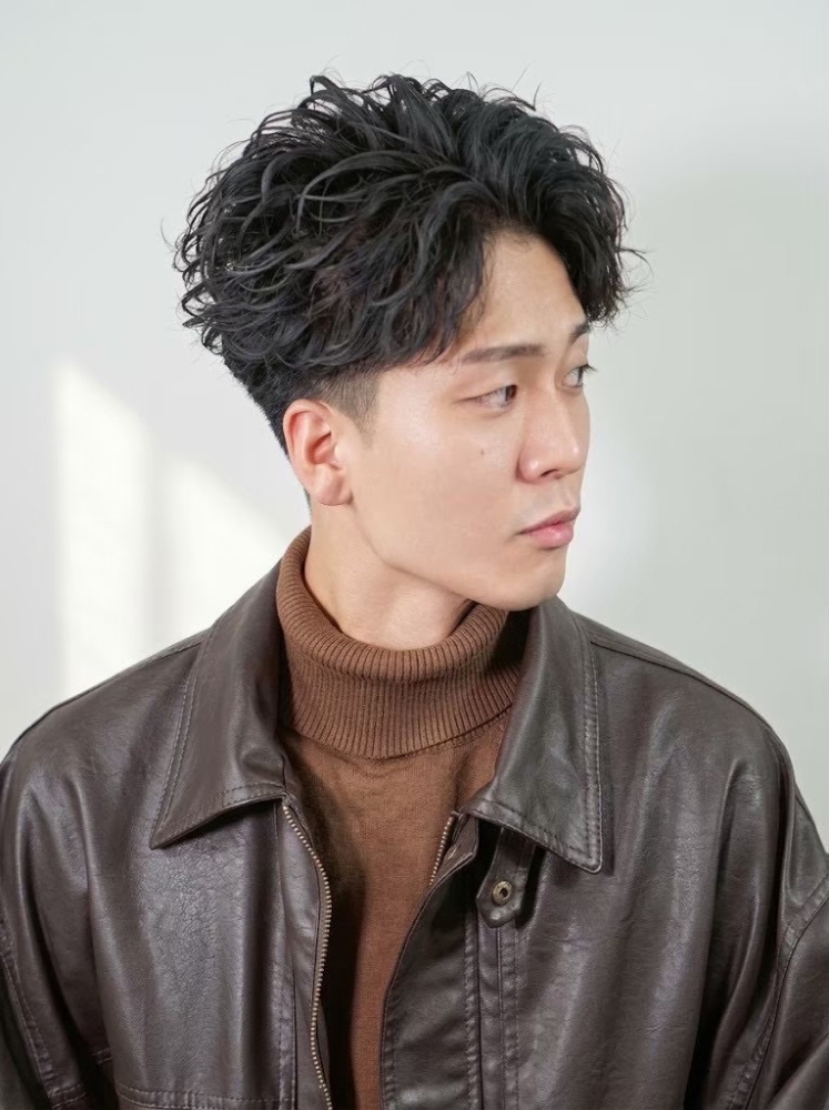 湿気・汗でも絶対に潰れない。メンズカット×熱系パーマで創る「ドライだけで形が決まる」頑丈ショート