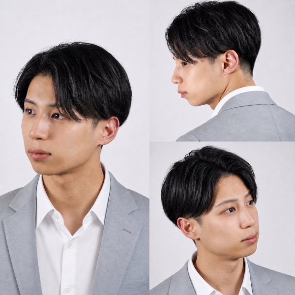 清潔感と色気を両立するセンターパート