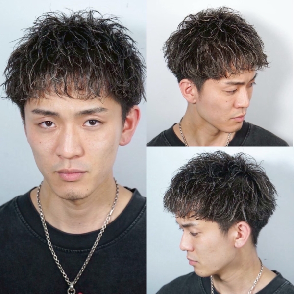 大人のハイトーンフェードスタイル