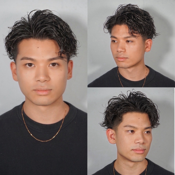 男らしさと動きをプラス！ツイストスパイラルパーマ