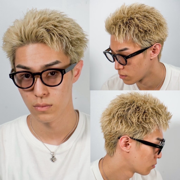 清潔感と男らしさを両立する「スパイキーショート」