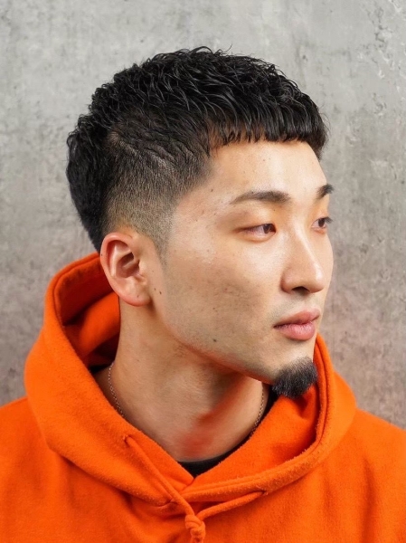 フェード✖️パーマで漢らしく爽やかに