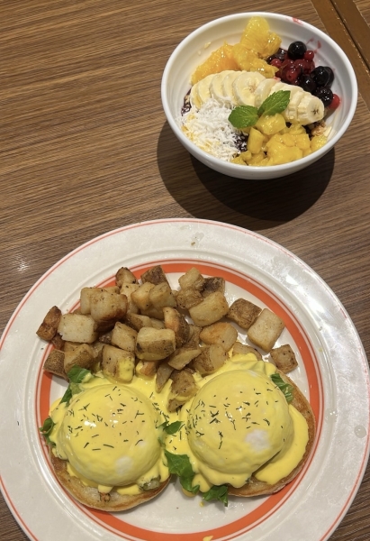 先輩方とモーニング♪