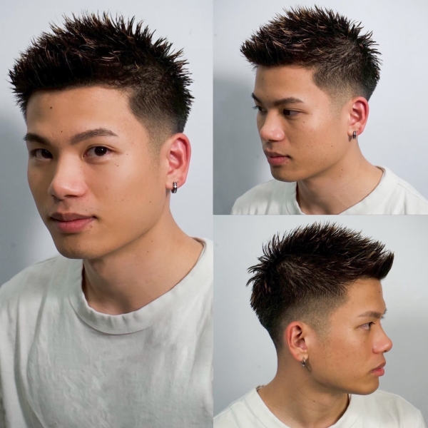 男は黙ってスパイキーショート