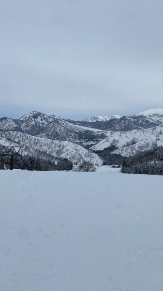 スノボからの絶景