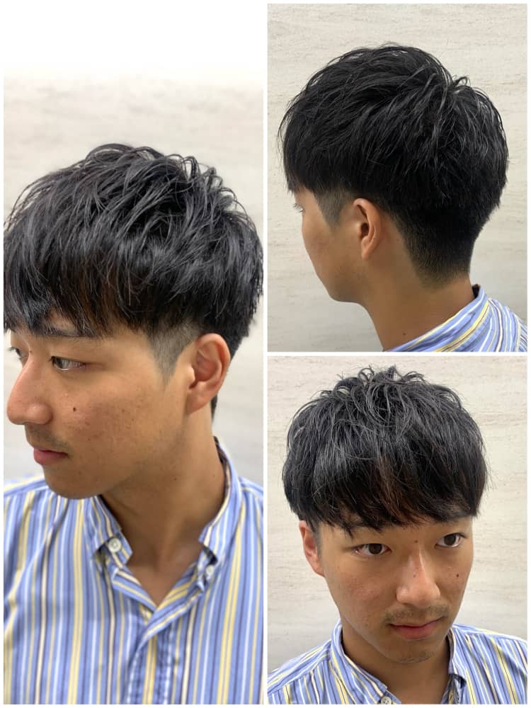 ショートマッシュ|ヘアカタログ||高級理容室 床屋 ヒロ銀座ヘアーサロン