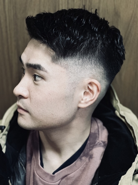 冬に映える“男前”フェードで魅せる