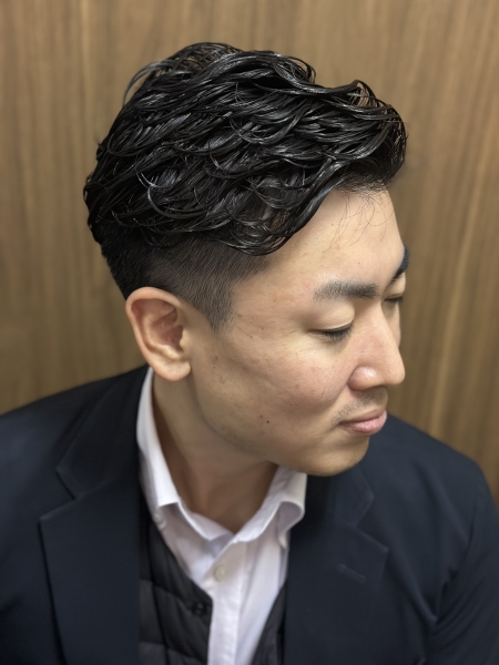 冬も扱いやすいニュアンスパーマ