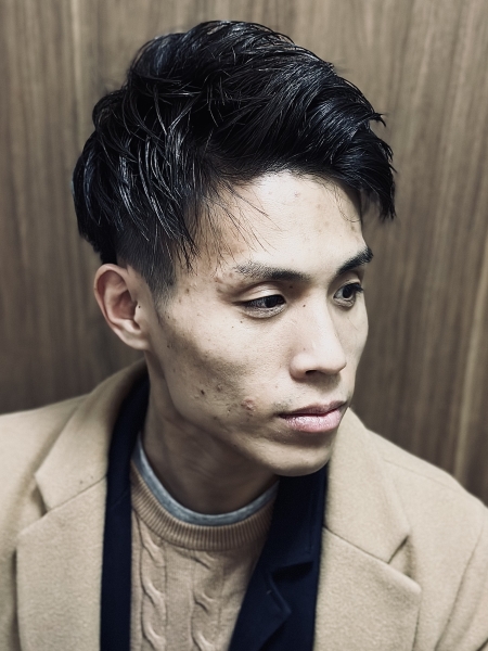 12月はアップバングで好印象に