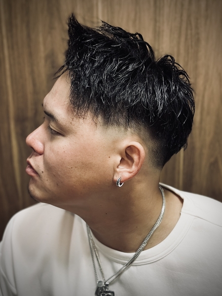 冬こそ映えるフェード×パーマ