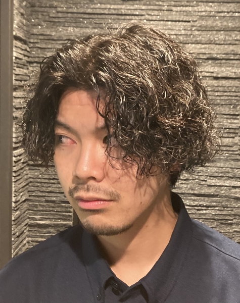 流行ツイストスパイラル×セミロング