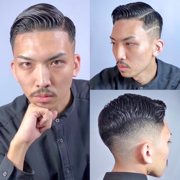 秋の印象アップ！大人のフェードカット