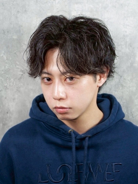 ナチュラルに決まる大人のパーマ