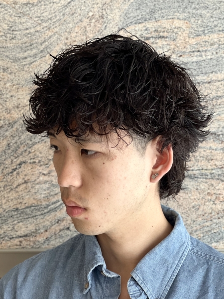 夏に向けて波巻きパーマ！