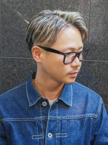 メンズハイライトメッシュ