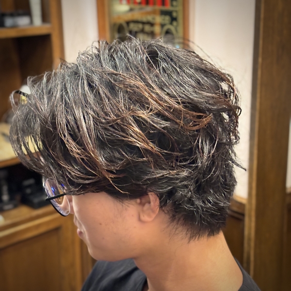 ショートウルフパーマ