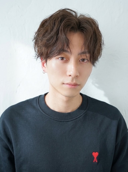 センターパート/ツイストパーマ