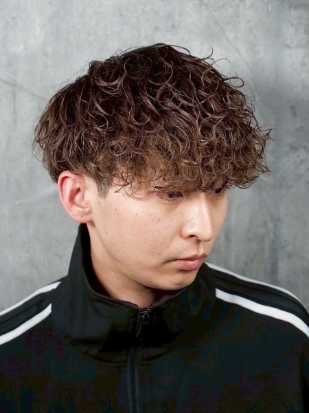 名古屋で男らしく決まるロッドパーマ