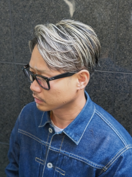 メッシュ×パーマ