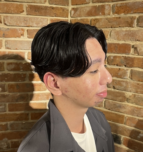 仙台　センターパート　ニュアンスパーマ
