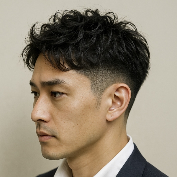 忙しい男の味方!セット超時短アイロンパーマ