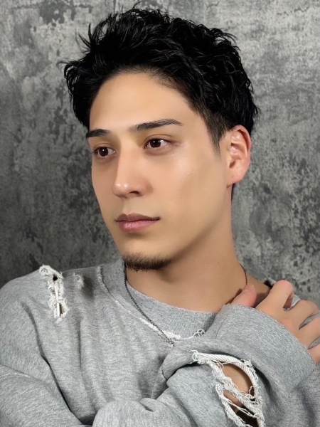 つむじ割れを隠すショート