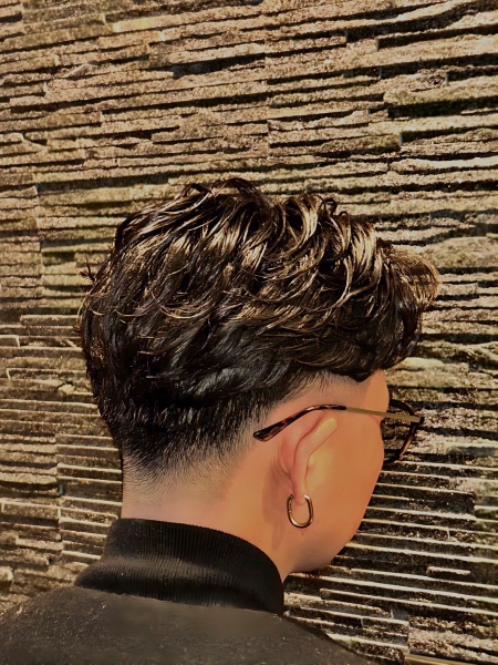 軽さを出す3月のパーマ