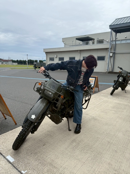 自衛隊のバイク