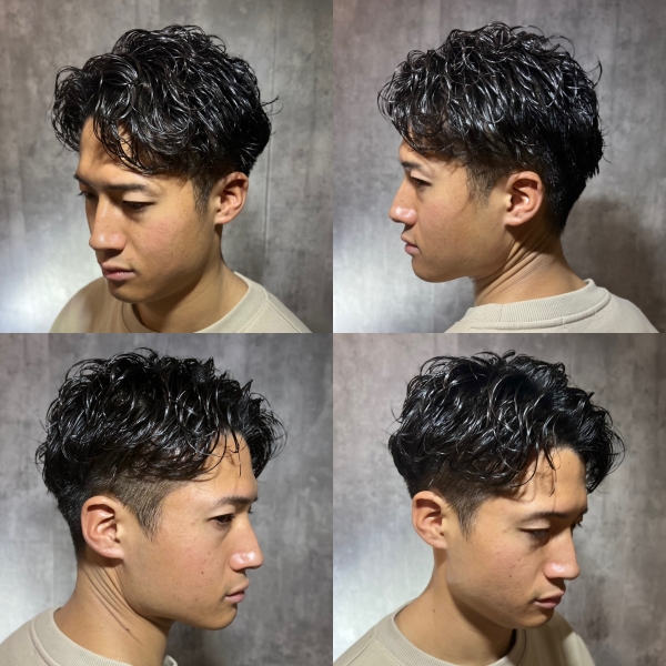 自然な質感のビジネスヘアで年末準備