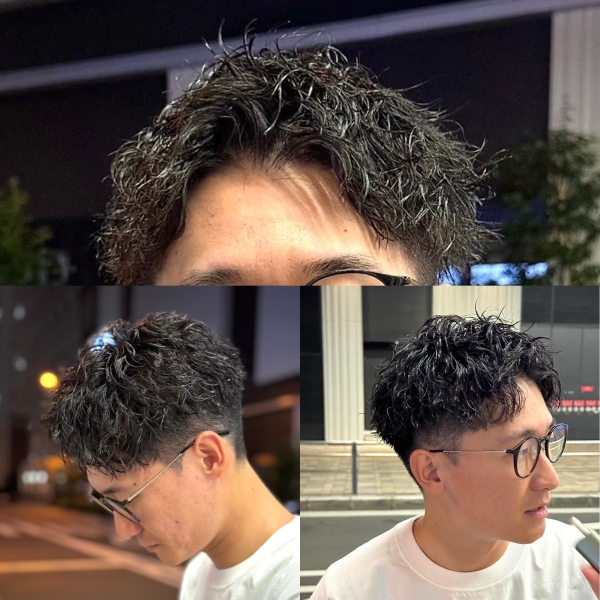 この夏爽快！動きのある短髪ツーブロック