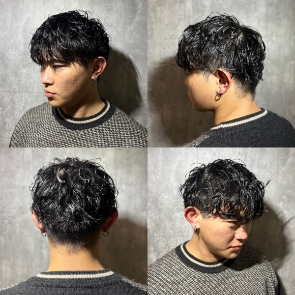 スパイラルパーマ