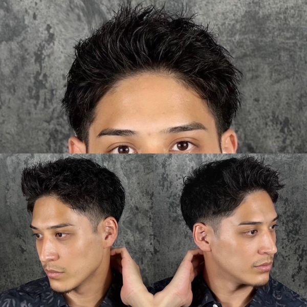 スパイキーパーマ