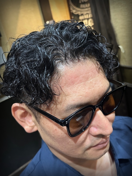 天然パーマ用パーマ