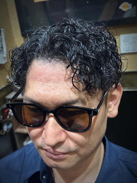 癖毛用メンズパーマ　