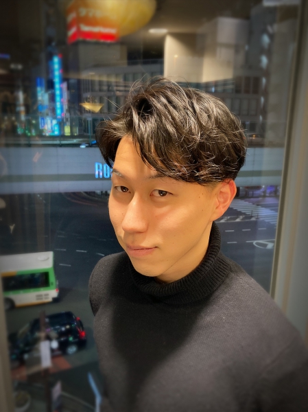 コンマヘア ヘアカタログ 高級理容室 床屋 ヒロ銀座ヘアーサロン